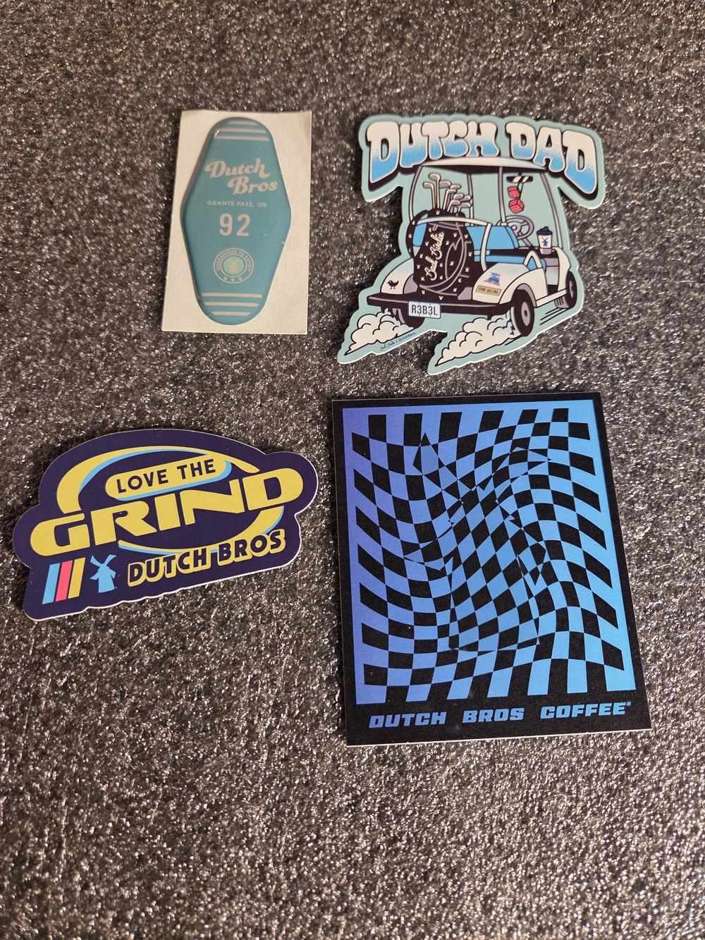 Dutch Bros 4 Pack Of StickersIn great condition